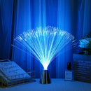 Multicolor LED Fiber Optic Light Night Lamp Christmas Wedding Holiday Home D Hn