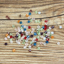 100pcs 6mm Bicone Faceted Acrylic Loose Spacer Beads Findings Nice Y6E6