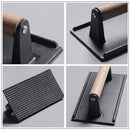 Cast Iron Grill Press Pre-Seasoned, Round Grilling Accessory, with Easy Grip