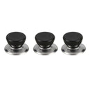 Cookware 3 Pieces Replacement Kettle Pot Lid Plastic Knob Black X9V1