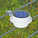13LED Solar Energy Sink Lamp Pathway Street Lawn Lamp (White White Light) A
