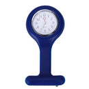 Silicone Nurse Pocket Watch with Brooch - Navy Blue
