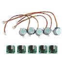 5pcs 5V DC Drivers 28BYJ-48 TE 118 Stepper Motor + 5 pcs ULN2003 Driver Boa