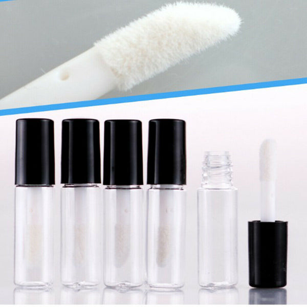 Lots 5 Glass Lip Gloss Balm Tubes Refillable 2ml Lip Tint Eyelash Oil Bottle