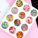 New Arrival!12pcs/set DIY Slime Star Heart Slices For Nails Art Tips/Slime Fille