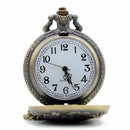 Santa Claus Deer Quartz Pocket Watch Analog Necklace Pocket Watch for Men W B7L8