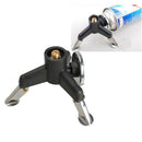 Triangle Three-Leg Transfer Head Camping Gas Bottle Screwgate Stove Adaptor