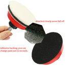 1/2/ 3Inch Sponge Buffing Polishing Pad Kit for Car Polisher with Drill Adapter
