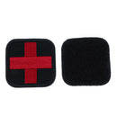 2Pcs Medic First Aid Cross Patch Hook & Loop Backing For Backpack Bag