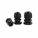 24 Pcs Plastic Waterproof Adjustable 3.5 - 13mm Cable Gland Joints, PG7, PG