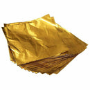 100pcs Square Sweets Candy Chocolate Lolly Paper Aluminum Foil Wrappers Gol W3I7