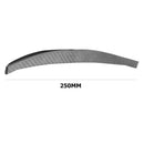 2x Soft Rubber Universal Car Flares Fender Wheel Arch Eyebrows Carbon Fiber Look