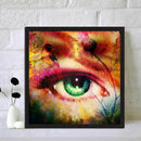 Eye Colorful World DIY Full Round Diamond Painting Rhinestone Art Handwork