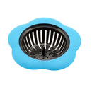 Bath Drain Shower Tub Strainer Cover Sink Trap Basin Stopper Filter Blue