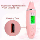 Digital Skin Moisture Detector Portable Facial Oil Content Analyzer Lcd Dis O2W9