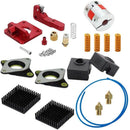 for Ender 3 Upgrade Kit Springs Extruder Sock Tube Stepper Dampers Heatsink