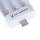 USB Battery Charger for AA and AAA Battery 3 Ports Battery Charger  WGBX