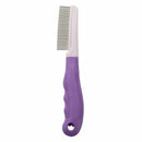 Pet Cat & Dog Grooming Comb with Fine Steel Tooth T9E5
