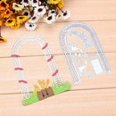 Garden Gate Cutting Dies Stencils Scrapbook Embossing DIY Craft Album Card