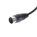 1x 50cm 5 Pin MIDI DIN Y Splitter Cable Adapter 1 Male Plug to 2 Female Socket Z