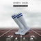 Child Sport Football Soccer Over Knee Kid Long Sock (White + Blue Stripe) A