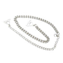 Hot Adjustable Double Rows Crystal Rhinestone Bra Shoulder Straps Belt