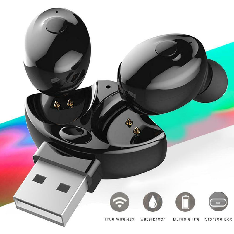 XG17 TWS Bluetooth5.0 Earphone Stereo Wireless Earbus HIFI Headset with Mic