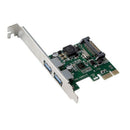2X(Pci-E to Usb3.0 Dual Ports Expansion Card Pci Express Adapter Nec720202