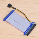 16X to 16X Power PCI-E Riser Extension Ribbon Cable for PCI Express Card Adapter