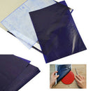 100 Sheets A5 Dark Blue Carbon Hand Stencil Transfer Paper Hectograph Repro Set&