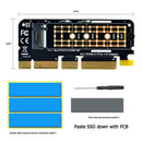 M.2 NVMe SSD to PCI-E X16 Converter Card NGFF M-Key PCI-Express Adapter Cards