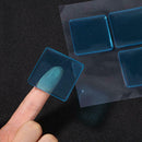 Silicone Drum Muffler Mute Suit Percussion Instrument Accessories (Blue) A