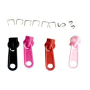 44pcs Mixed Zipper Repair Kit Zipper Mend Replacement for Clothes Bag Jeans