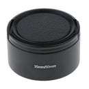 2x 35mm Lens Hood for 35mm f1.7 50mm f1.4 CCTV +46mm Lens Cap Cover