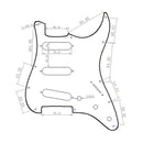 3Ply SSS 11 Holes Strat Electric Guitar Pickguard for FD (White) A