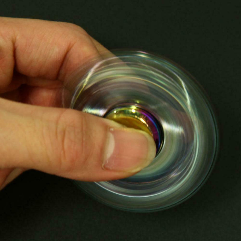 Luminous Fidget Spinners Pentagon Finger Gyro Stress Relief Toys