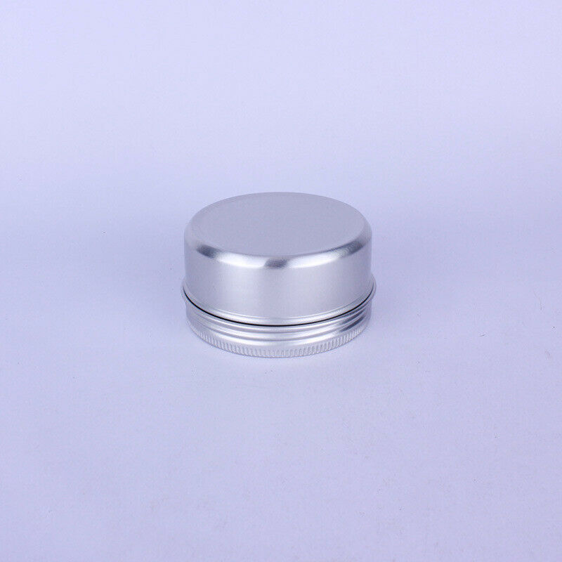 12 Pack 80Ml Tins Containers Tea Aluminum Box Round Metal Lip Balm Balm Sto L4N6