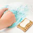 4 Pieces Wooden Soap Case Holder Natural Rectangular Wood Soap Dish Holder