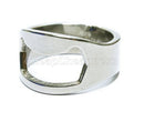 Enduring 1X Stainless Bottle Opener Finger Ring Bar Beer Tool Size 10(20mm) L Gw