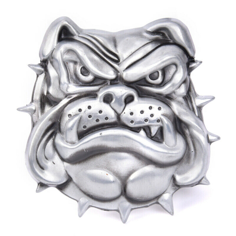 Mens British Bulldog Metal Alloy Belt Buckles Cowboys Punk Fashion Buckle Kw