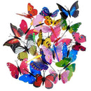 20 Pieces Garden Butterflies Stakes And 4 Pieces Dragonflies Stakes Garden  U5P1