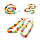 Baby Toddler Wooden Threading Beads Lacing Shapes Activity Cognition Toys