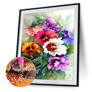 5D DIY Full Round Drill Diamond Painting Flowers Art Embroidery Kits (B925)