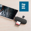 3 in 1 Type C+Micro USB+USB OTG Card Reader High-speed USB2.0 Memory Card Reader