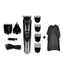 Electric Trimmer Boys Men's Hair Clipper with Cape Kit Rechargable Family