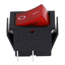 1pc Wippenschalter 4-polig rote beleuchtete Wippe 250V/16A  BX