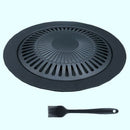 Portable Korean Outdoor Smokeless Barbecue Gas Grill Pan Household Smokeles