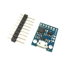Blue Mini ATTINY85 Micro  USB Single Machine Development Board Module