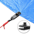 Outdoor Camping Tent Awning Clamp Tarp Tarpaulin Nylon Snap Clips (1pc)