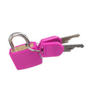 2 Pack Padlock With Two Keys Travel Luggage Security Lock Rose Red+Green